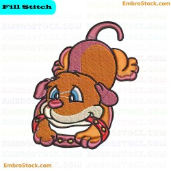 Cartoon Character Embroidery Design 5