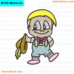 Cartoon Character For Children Embroidery Design 8