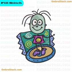 Cartoon Character For Kids Embroidery Design 13