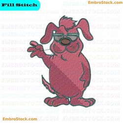 Cartoon Dog Doggies Embroidery Design 9