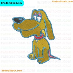 Cartoon Dog Dogs Embroidery Design 2