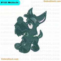 Cartoon Dog Embroidery Design 24