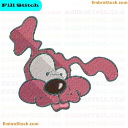 Cartoon Dog Embroidery Design 4