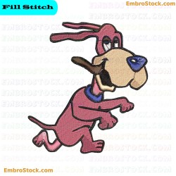 Cartoon Dog Embroidery Design 51