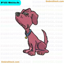 Cartoon Dog Embroidery Design 67