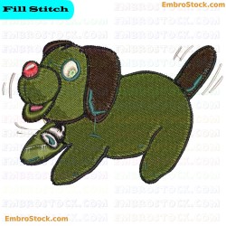 Cartoon Dog Toys Embroidery Design 6