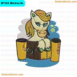 Cartoon Horse Embroidery Design 3