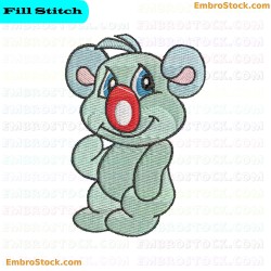 Cartoon Koala Embroidery Design 7