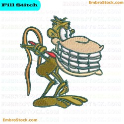 Cartoon Monkey Embroidery Design 5