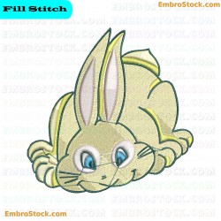 Cartoon Rabbit Embroidery Design 2