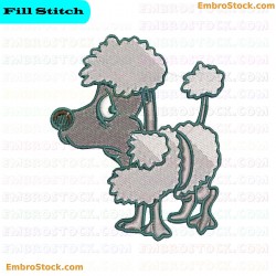 Cartoon Sheep Embroidery Design 11