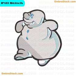 Cartoonish Ice Creature Embroidery Design 9