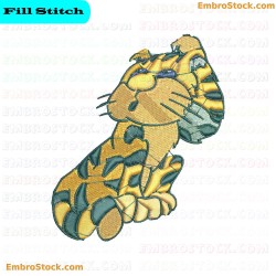 Cat Embroidery Design 10