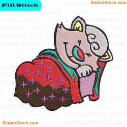 Cat Kitties Embroidery Design 10