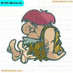 Caveman Embroidery Design 15