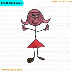 Character Embroidery Design 10