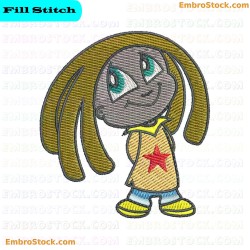 Character From Cool World Kids Embroidery Design 3