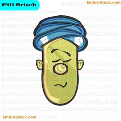 Character With Turban Embroidery Design 23