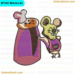 Chef Mouse Embroidery Design 10