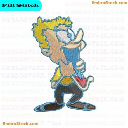 Childrens Cartoon Character Embroidery Design 25