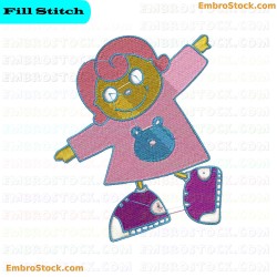 Childrens Character Embroidery Design 15