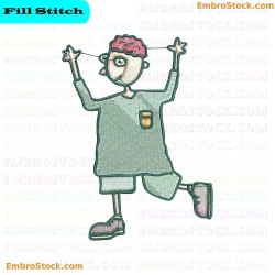 Childrens Character Embroidery Design 2