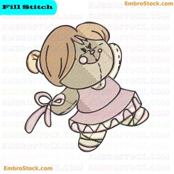 Chubby Doll Embroidery Design 8