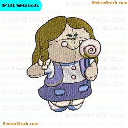 Chubby Ragdoll Embroidery Design 7