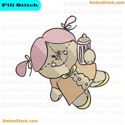 Chubby Ragdoll Embroidery Design 9