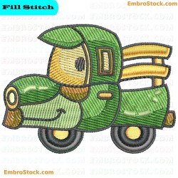 Classic Car Embroidery Design 10