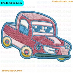 Classic Car Embroidery Design 29