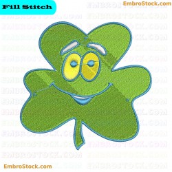 Clover Embroidery Design 20