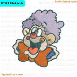 Clown Embroidery Design 11