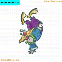 Clown Embroidery Design 8