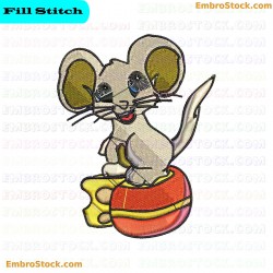 Computer Mouse Embroidery Design 3