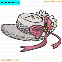 Country Hat Embroidery Design 11