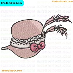 Country Hat Embroidery Design 13