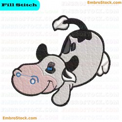 Cow Embroidery Design 38