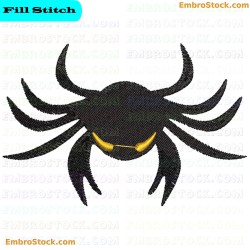 Crab Embroidery Design 3