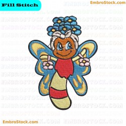 Cute Bug Embroidery Design 11