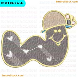 Cute Bug Embroidery Design 19