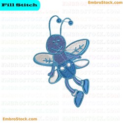 Cute Bug Embroidery Design 21