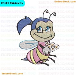 Cute Cartoon Bug Embroidery Design 9