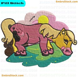 Cute Horse Embroidery Design 2