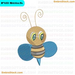 Cute Insect Embroidery Design 25