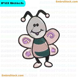 Cutie Bug Embroidery Design 3