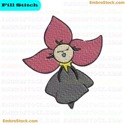 Dancing Flower Embroidery Design 3