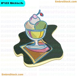 Dessert Embroidery Design 2