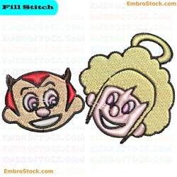 Devils Babies Embroidery Design 4