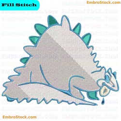 Dinosaur Embroidery Design 1